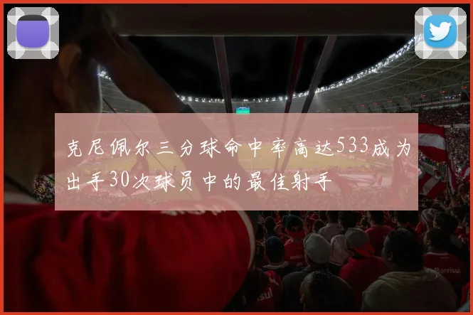 克尼佩尔三分球命中率高达533成为出手30次球员中的最佳射手