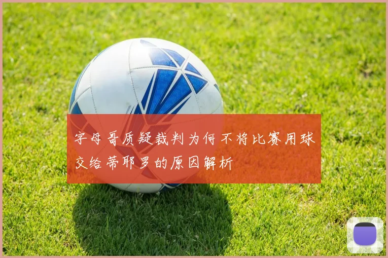 字母哥质疑裁判为何不将比赛用球交给蒂耶罗的原因解析